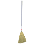 Rubbermaid 38 Inch Lobby Corn Broom, Wood Handle, Brown